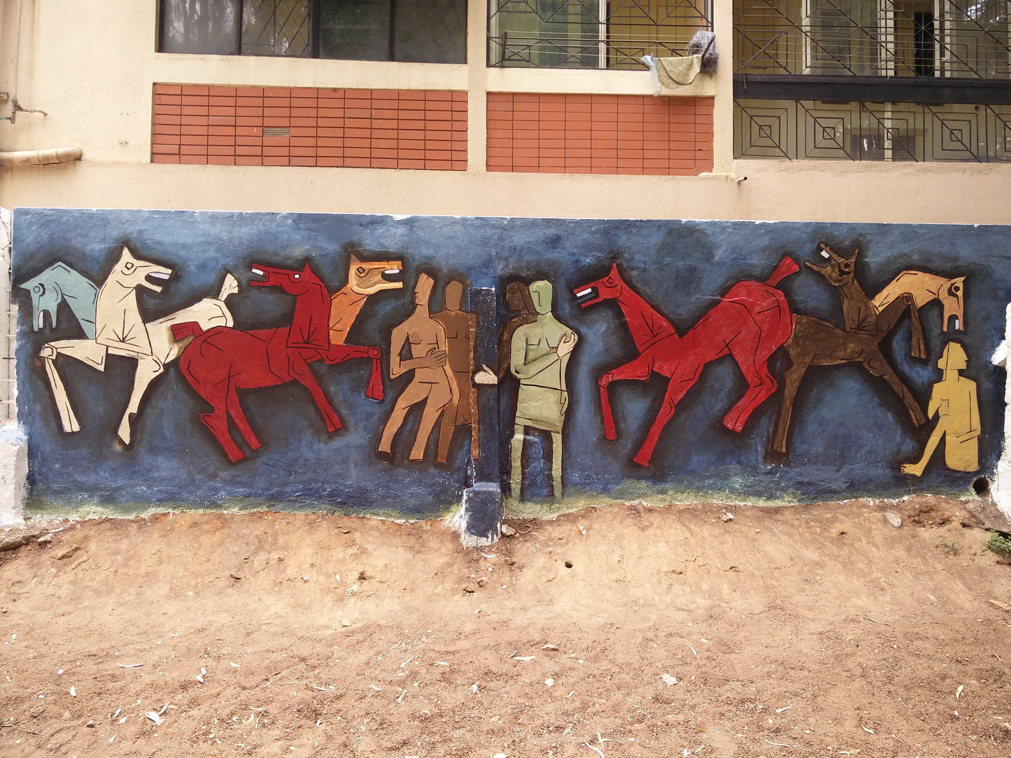 School Murals - GMR Public School, Razam, Andra Pradesh
