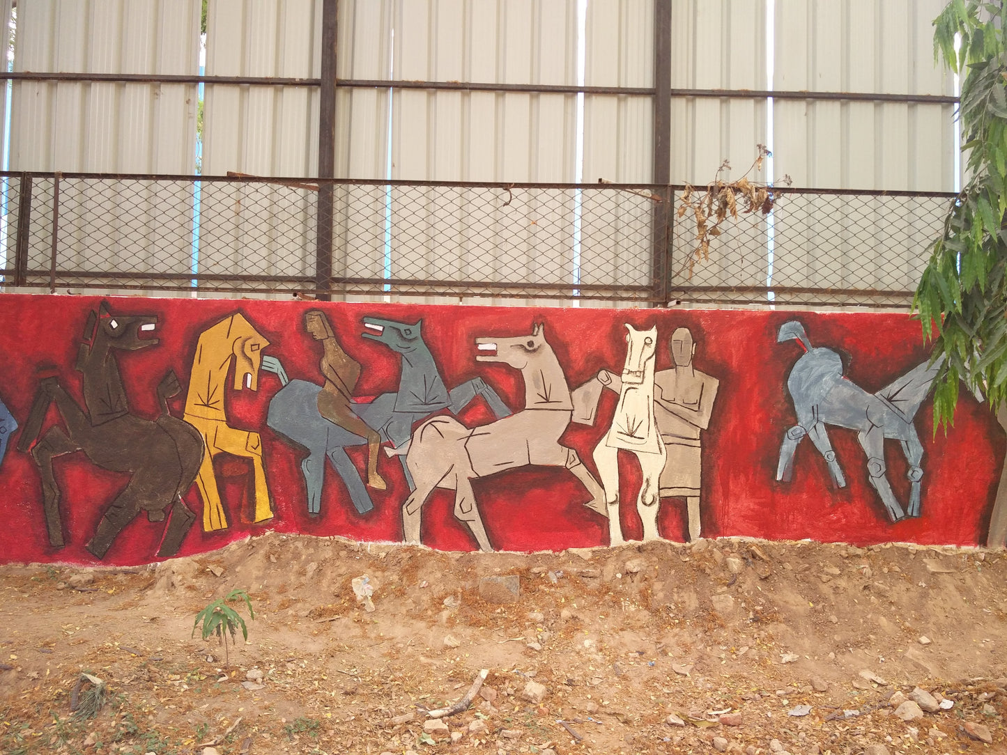 School Murals - GMR Public School, Razam, Andra Pradesh