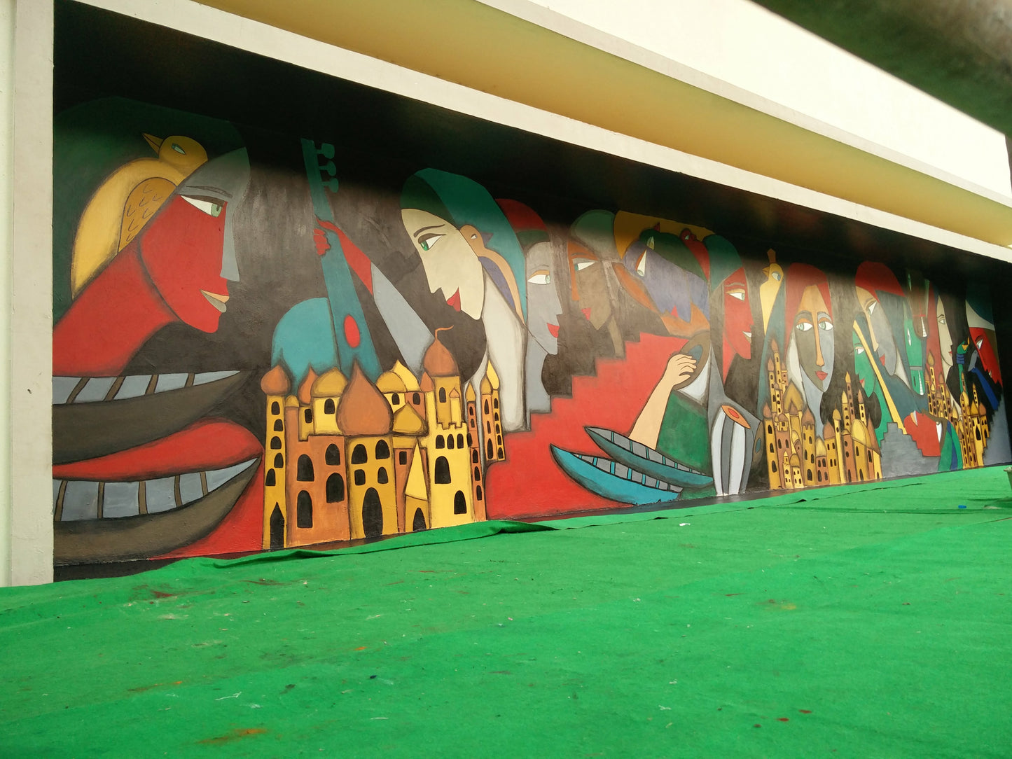 School Murals - GMR Public School, Razam, Andra Pradesh
