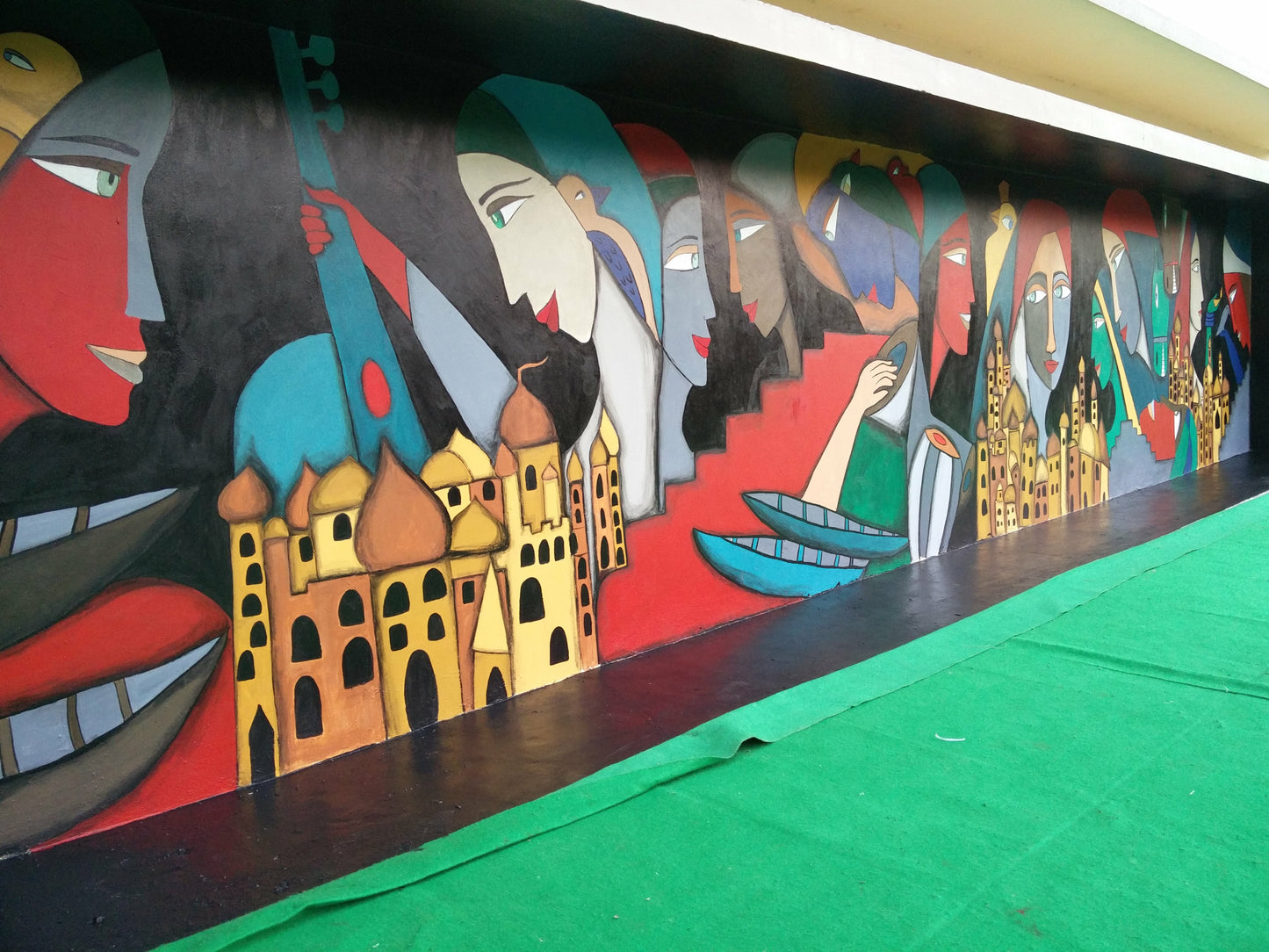 School Murals - GMR Public School, Razam, Andra Pradesh