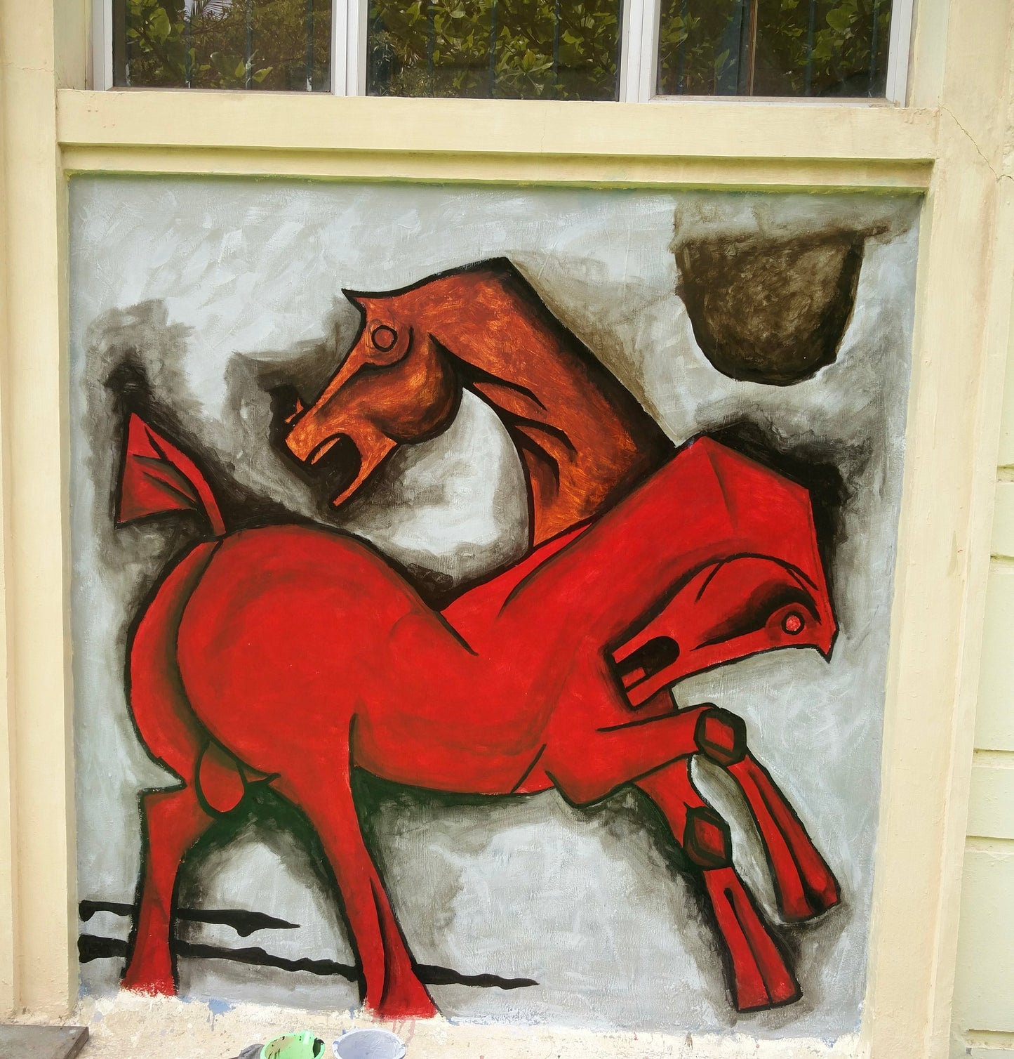 School Murals - GMR Public School, Razam, Andra Pradesh