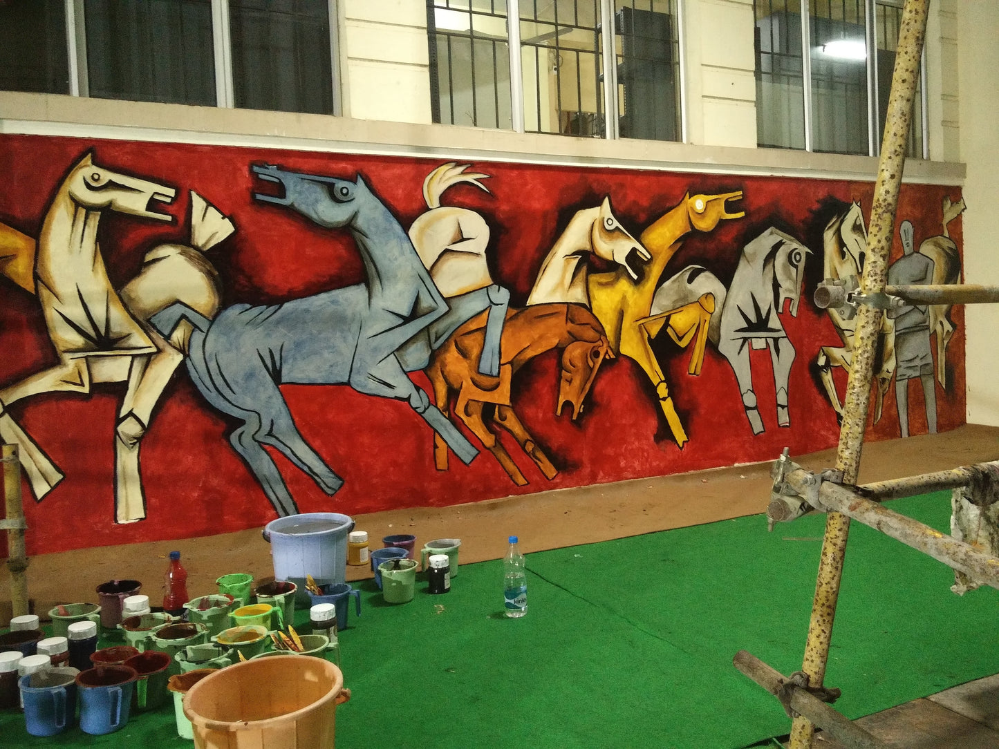 School Murals - GMR Public School, Razam, Andra Pradesh