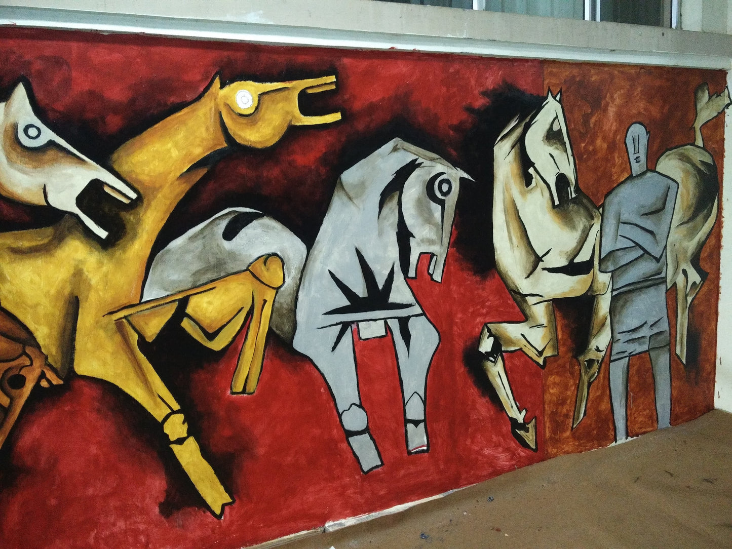 School Murals - GMR Public School, Razam, Andra Pradesh