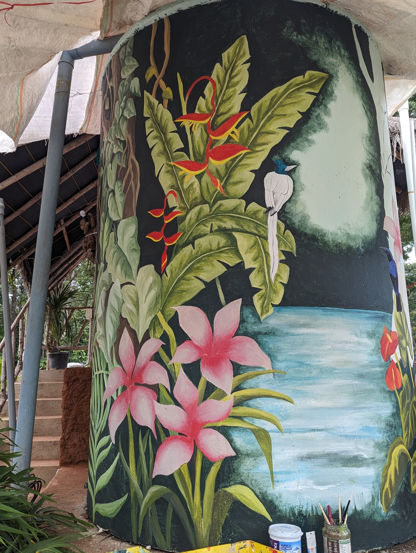 Outdoor Murals - Swasya Living , Sakleshpur