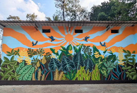 Outdoor Murals - Swasya Living , Sakleshpur