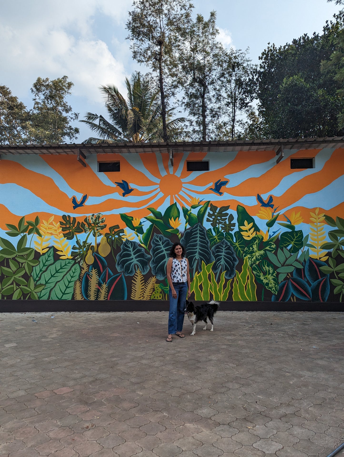 Outdoor Murals - Swasya Living , Sakleshpur