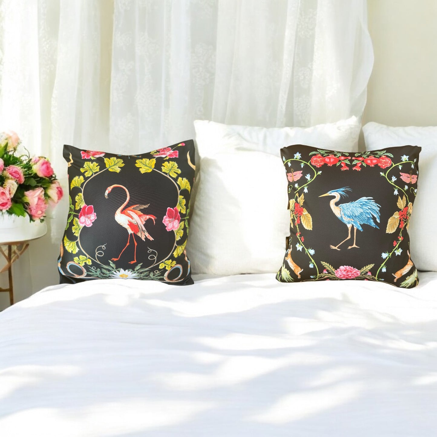Wild Whimsy Cushion Cover - (16 x 16 inches)