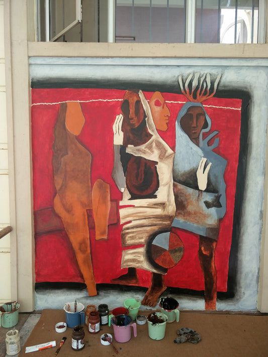 School Murals - GMR Public School, Razam, Andra Pradesh