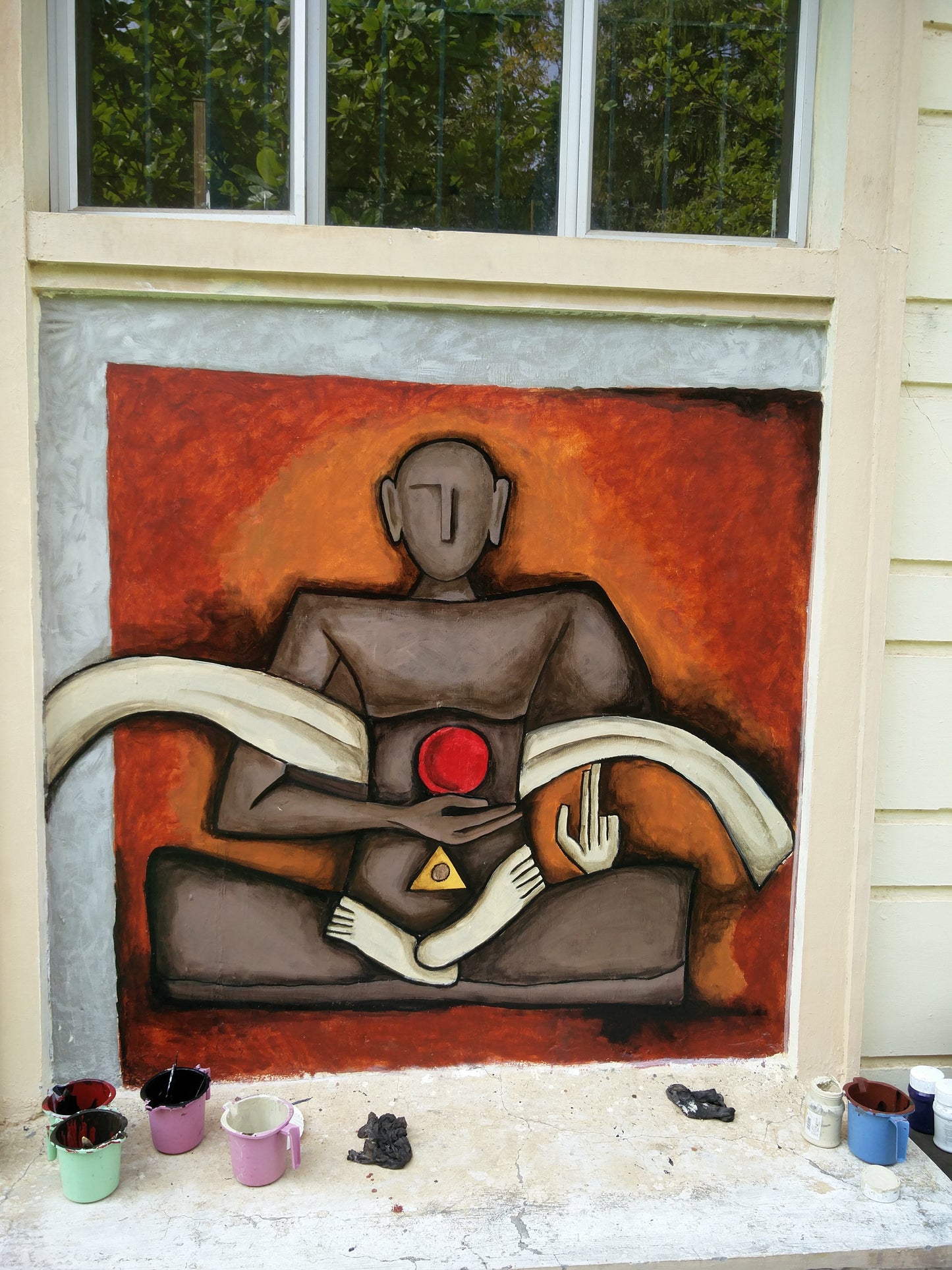 School Murals - GMR Public School, Razam, Andra Pradesh