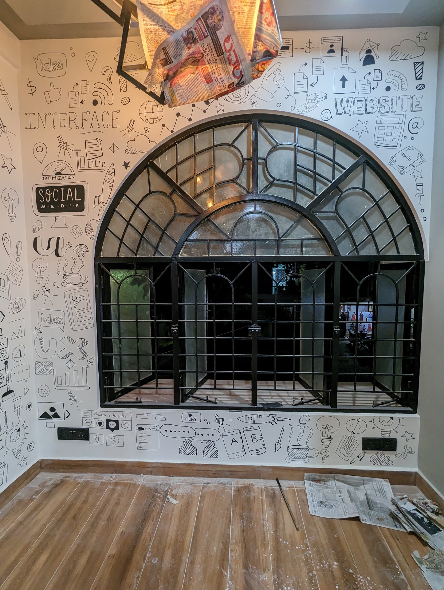 Office Murals -  Shloka Solutions Office, Bangalore