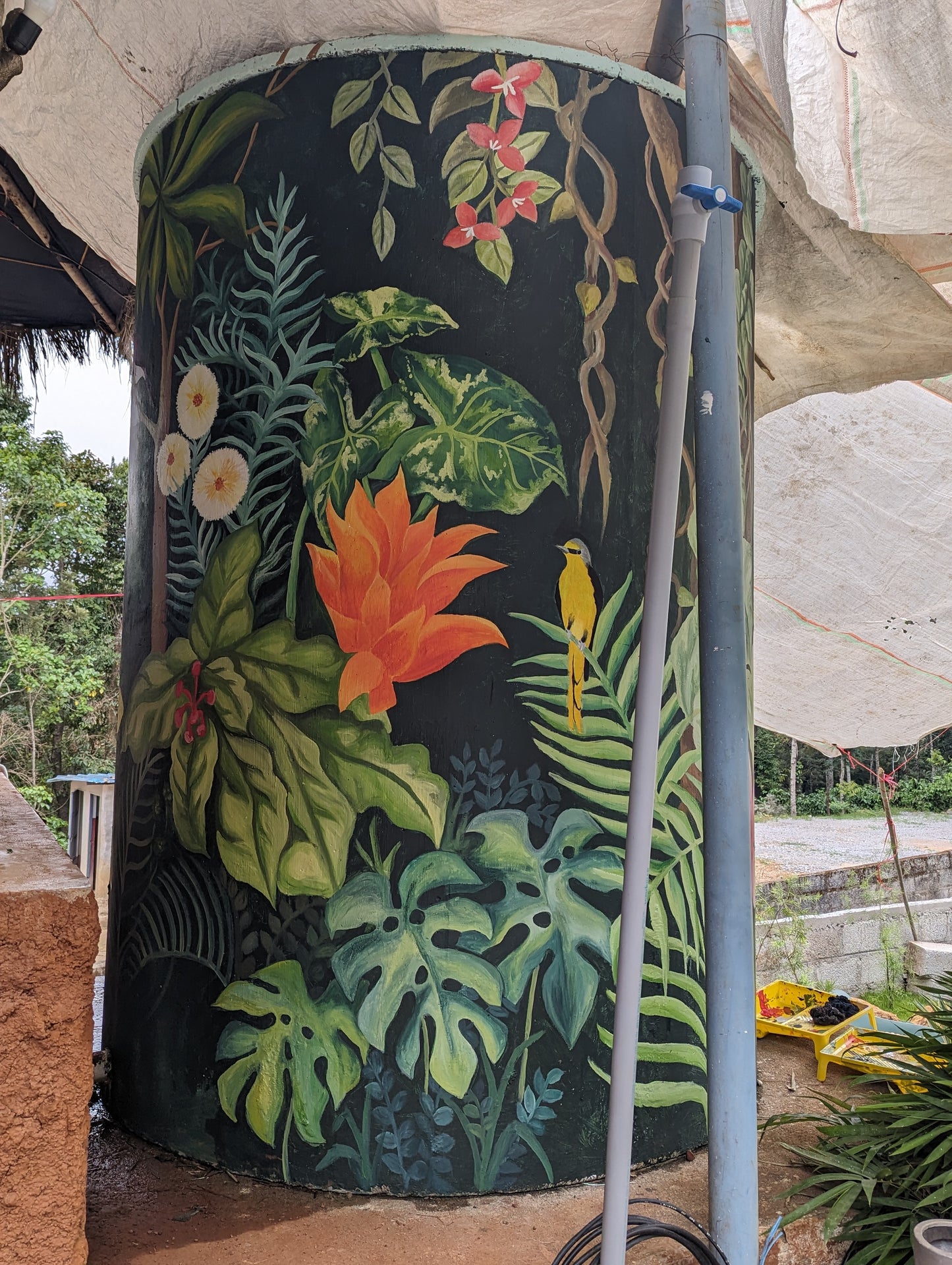 Outdoor Murals - Swasya Living , Sakleshpur